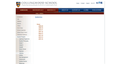 Desktop Screenshot of exploregalleries.collingwood.org